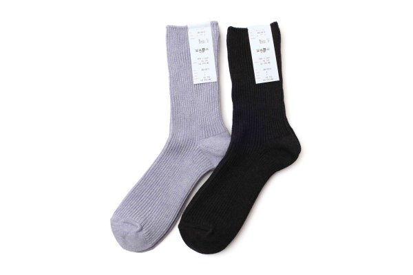 画像2: 綿コーマ糸起毛リブソックス (262-8313)