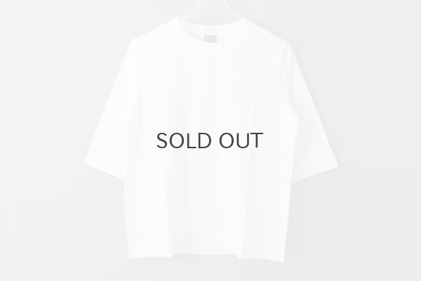 画像2: 30/-天竺 6分袖Tシャツ（241-6370:WH）
