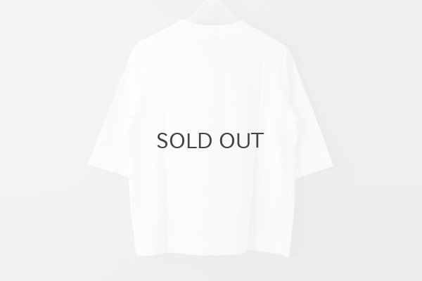 画像3: 30/-天竺 6分袖Tシャツ（241-6370:WH）
