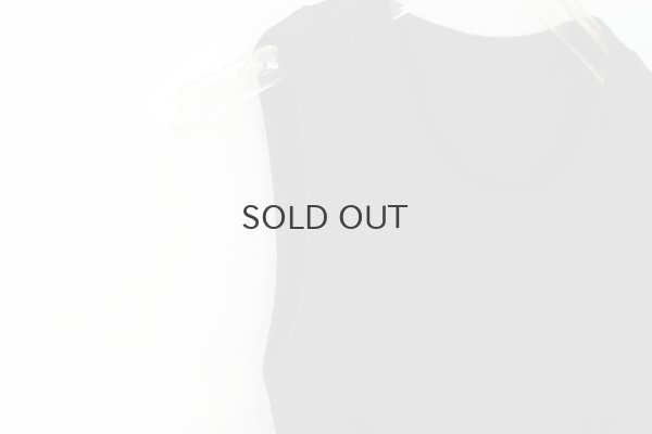 画像4: 40/-度詰めフライス ノースリーブプルオーバー（6696:BK）