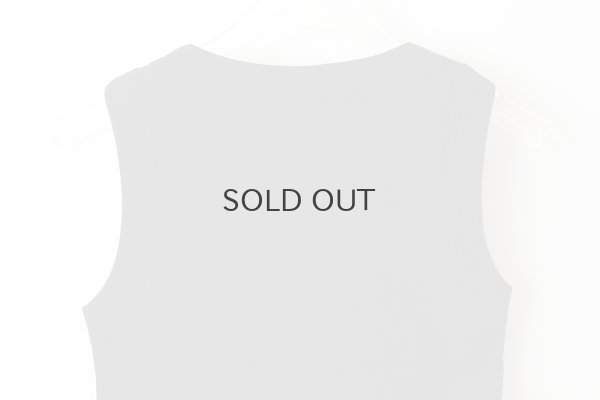 画像6: 40/-度詰めフライス ノースリーブプルオーバー（6696:BK）