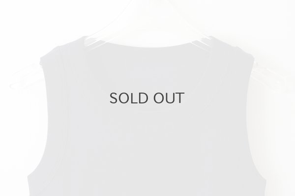 画像3: 40/-度詰めフライス ノースリーブプルオーバー（6696:NV）