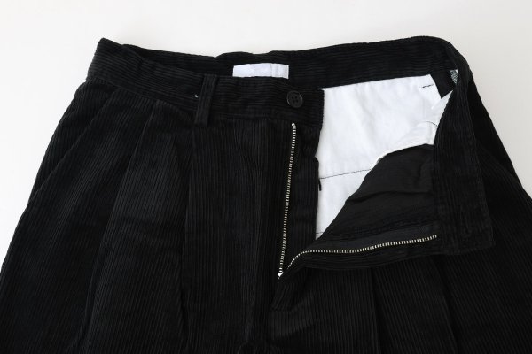 画像4: コーデュロイ タックPT（242-3390:BK）