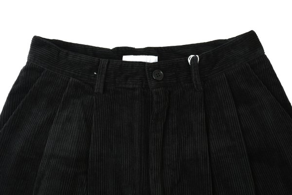 画像3: コーデュロイ タックPT（242-3390:BK）