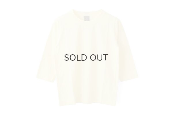 画像1: 30/-天竺 七分袖Tシャツ (6450:YW)
