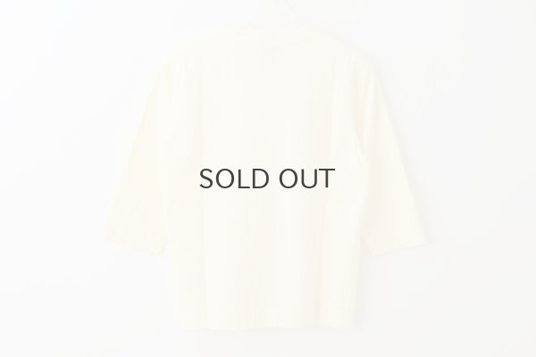 画像2: 30/-天竺 七分袖Tシャツ (6450:YW)