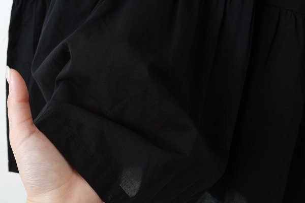 画像6: SALE25%OFF!! 80/1 無地 ノースリーブOP (242-1635:BK)