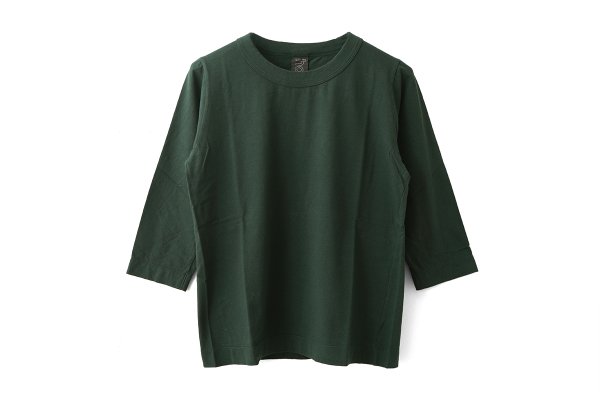 画像1: 30/-天竺 七分袖Tシャツ (6450:DGR)