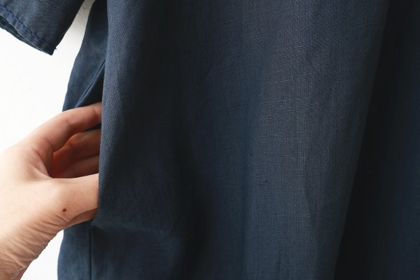 画像6: リネンバイオ半袖OP (251-1642:NV)