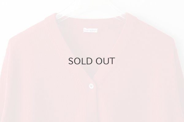 画像3: 梳毛12G カーディガン (252-7928:RD)