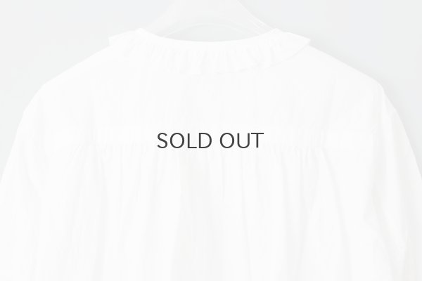 画像8: ハイカウントクロス フリルBL (252-5748:WH)