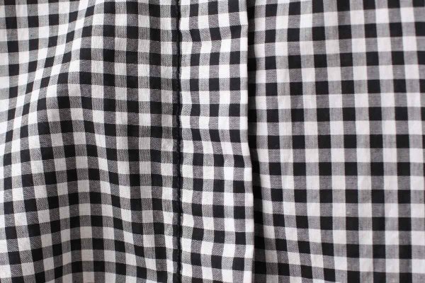 画像6: 80/1 ギンガム パフスリーブBL (261-5750:WHBK)