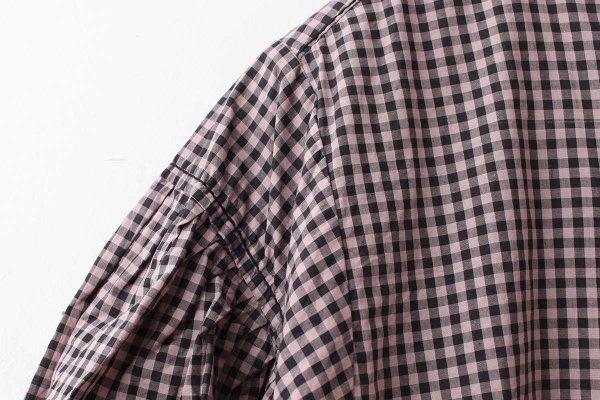 画像5: 80/1 ギンガム パフスリーブBL (261-5750:MCBK)