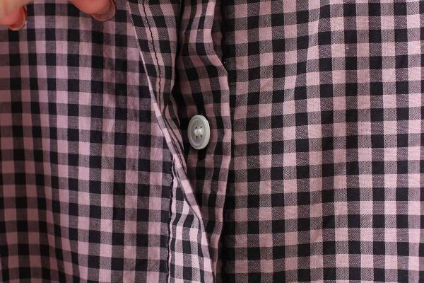 画像7: 80/1 ギンガム パフスリーブBL (261-5750:MCBK)