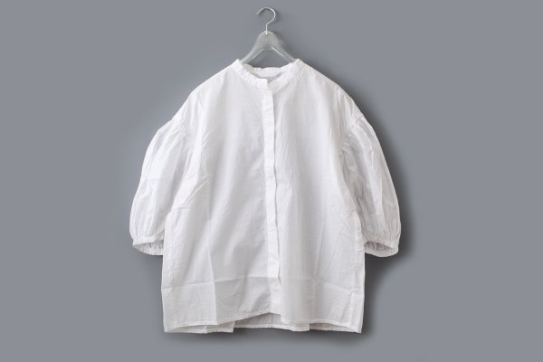 画像1: 80/1 無地 パフスリーブBL (261-5750:WH)