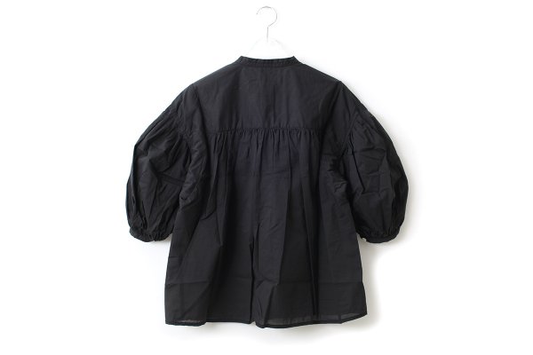 画像2: 80/1 無地 パフスリーブBL (261-5750:BK)