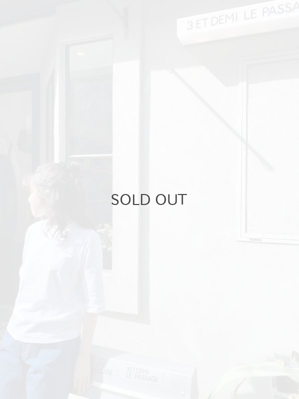 画像7: 30/-天竺 6分袖Tシャツ（241-6370:NV）