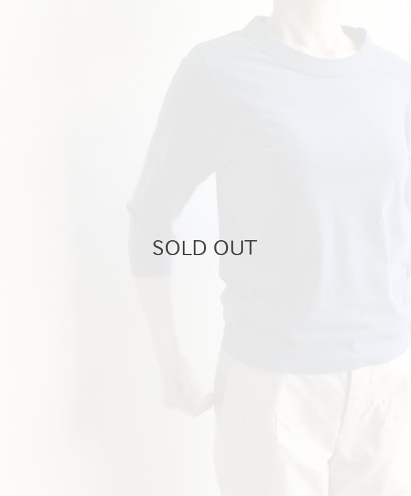 画像10: 30/-天竺 七分袖Tシャツ (6450:YW)