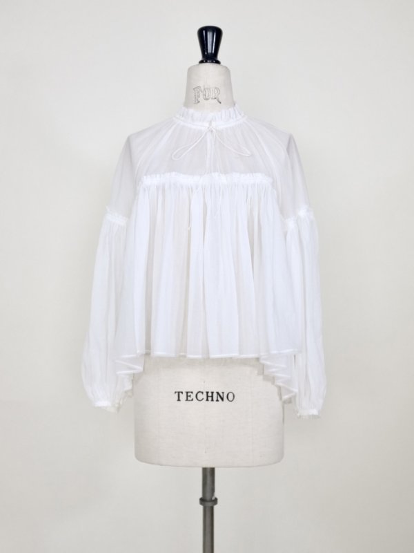 画像1: gather blouse (OWH)