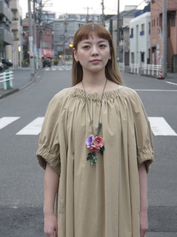 画像5: gathered smock dress (BG)