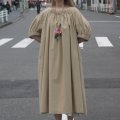gathered smock dress (BG)