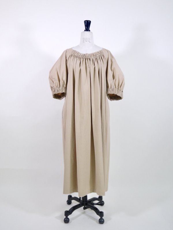 画像6: gathered smock dress (BG)
