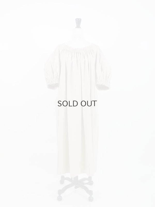 画像6: gathered smock dress (BG)
