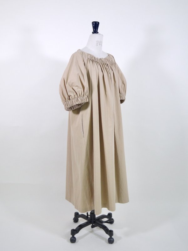 画像7: gathered smock dress (BG)