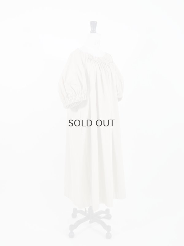 画像7: gathered smock dress (BG)