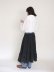 画像13: cotton chiffon skirt (BK)
