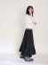 画像12: cotton chiffon skirt (BK)