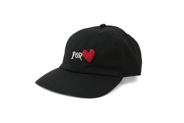 画像1: FOR LOVE CAP w/corsage&♡ (BK)