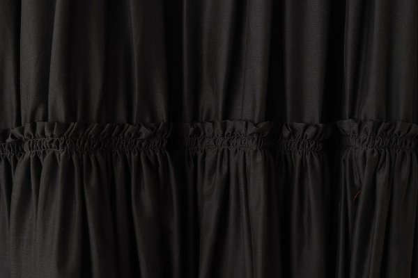 画像7: gather dress (2401-FD04:BK)