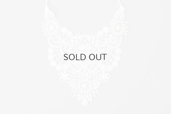 画像7: 別注!! lace necklace (BK:TypeB)