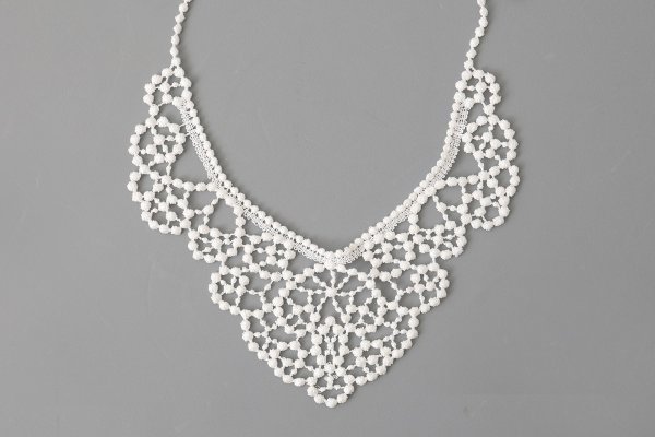 画像10: 別注!! lace necklace (BK)