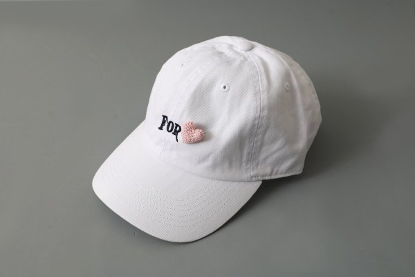 画像1: 別注!! FOR LOVE CAP (WH)