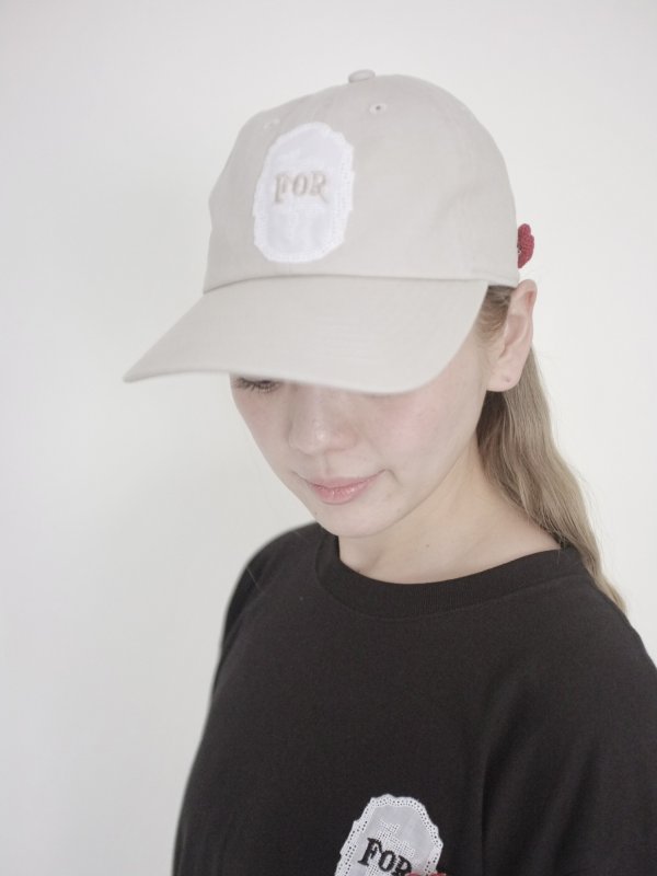 画像15: FOR Love cap w/Heart brooch (WH)