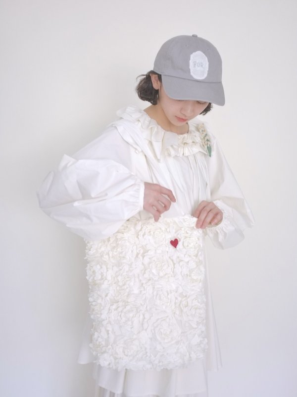 画像14: FOR Love cap w/Heart brooch (WH)