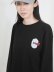 画像10: long sleeve T-shirt w/Heart brooch (BK)