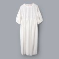 puff sleeve dress (2501-FD08:WH)