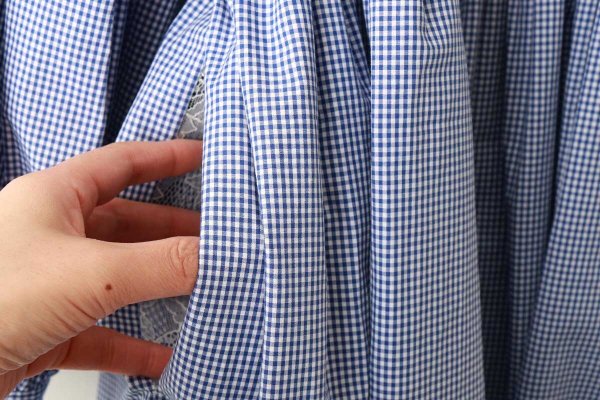 画像11: 別注!! gingham check dress (BL)