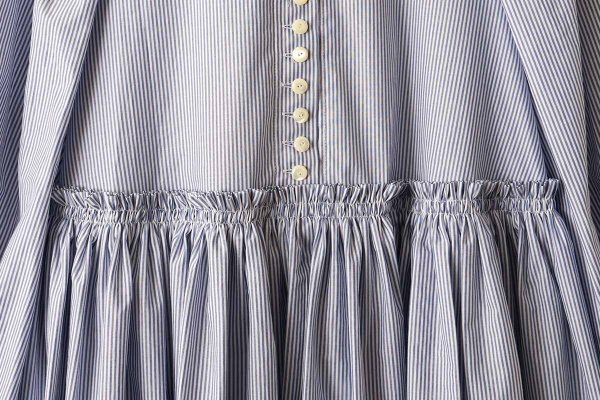 画像9: 別注!! stripe check dress (BL)