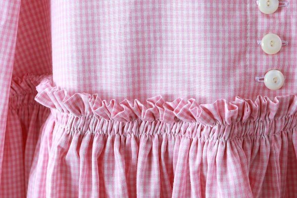 画像9: 別注!! gingham check dress (PK)