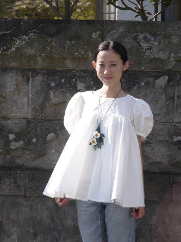 画像12: gather tunic blouse