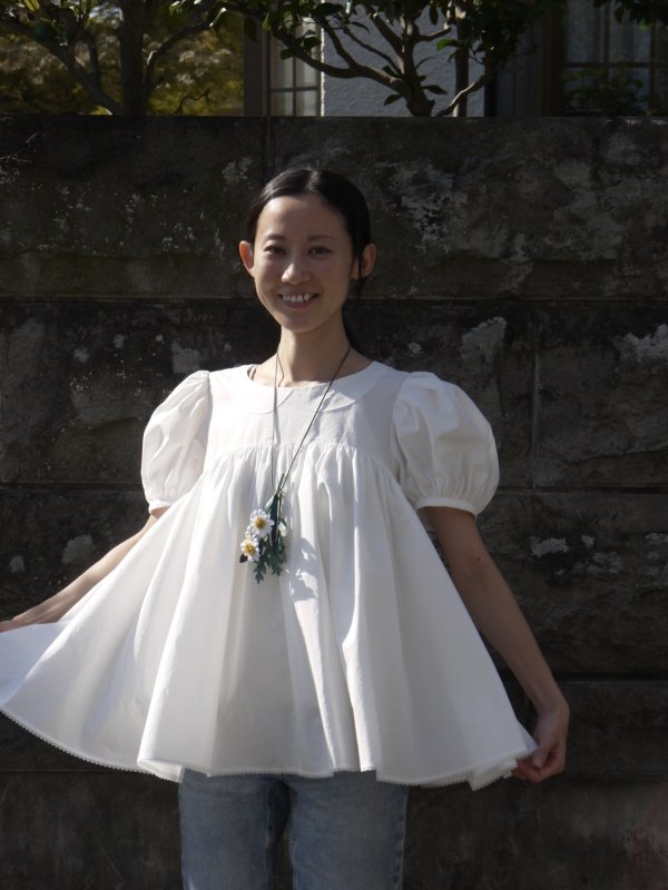 画像14: gather tunic blouse