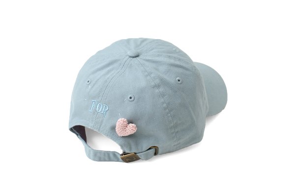 画像1: FOR LOVE CAP w/pink heart brooch (MT)