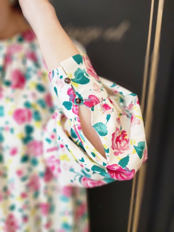 画像8: 別注!! print gather dress (CRPK)