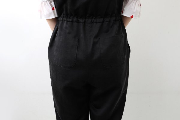 画像23: 別注!! Powder satin オールインワン (BK)