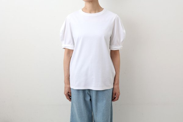 画像17: SALE15%OFF!! 別注!! コットンパフスリーブトップ (WH)