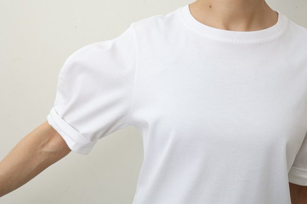 画像22: SALE15%OFF!! 別注!! コットンパフスリーブトップ (WH)